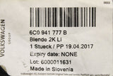 VW Polo 6C 2015-2017 front grille fog light trim piece (Left) 6C0941777B