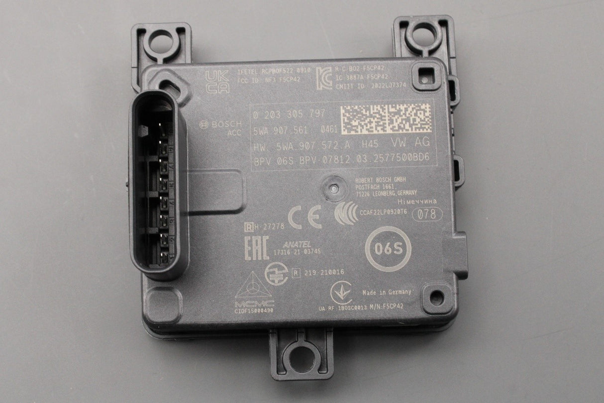 VW Golf MK8 Audi A3 RS3 Skoda Octavia Cupra 20-on radar sensor 5WA907561