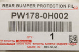 Toyota Aygo X rear bumper protection film (clear) PW178-0H002