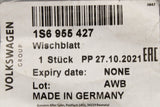 VW Up e-Up Skoda Citigo SEAT Mii e-Mii wiper blade (rear) 1S6955427