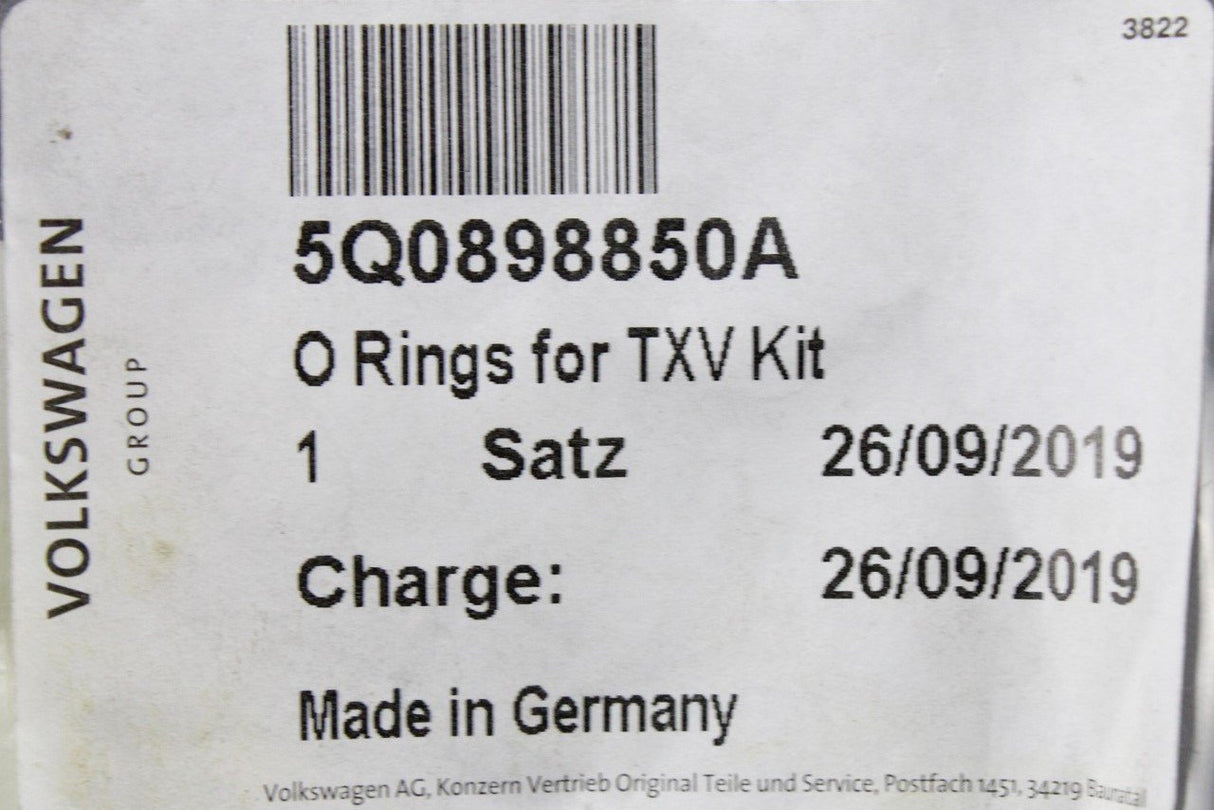 VW Audi Skoda SEAT air con expansion valve gasket seals set 5Q0898850A