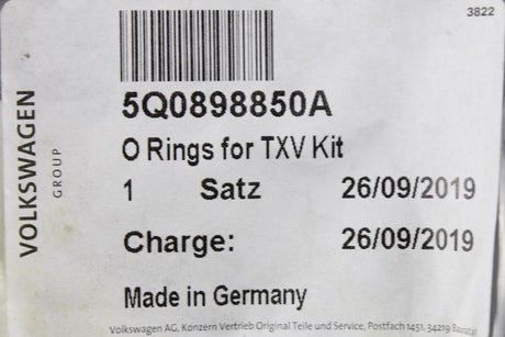 VW Audi Skoda SEAT air con expansion valve gasket seals set 5Q0898850A