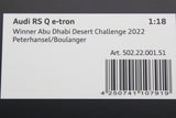 Audi collection RS Q e-tron dessert challenge model car 5022200151