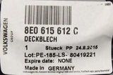 VW Passat B5 B5.1 Audi Skoda rear brake disc shield (right) 8E0615612C