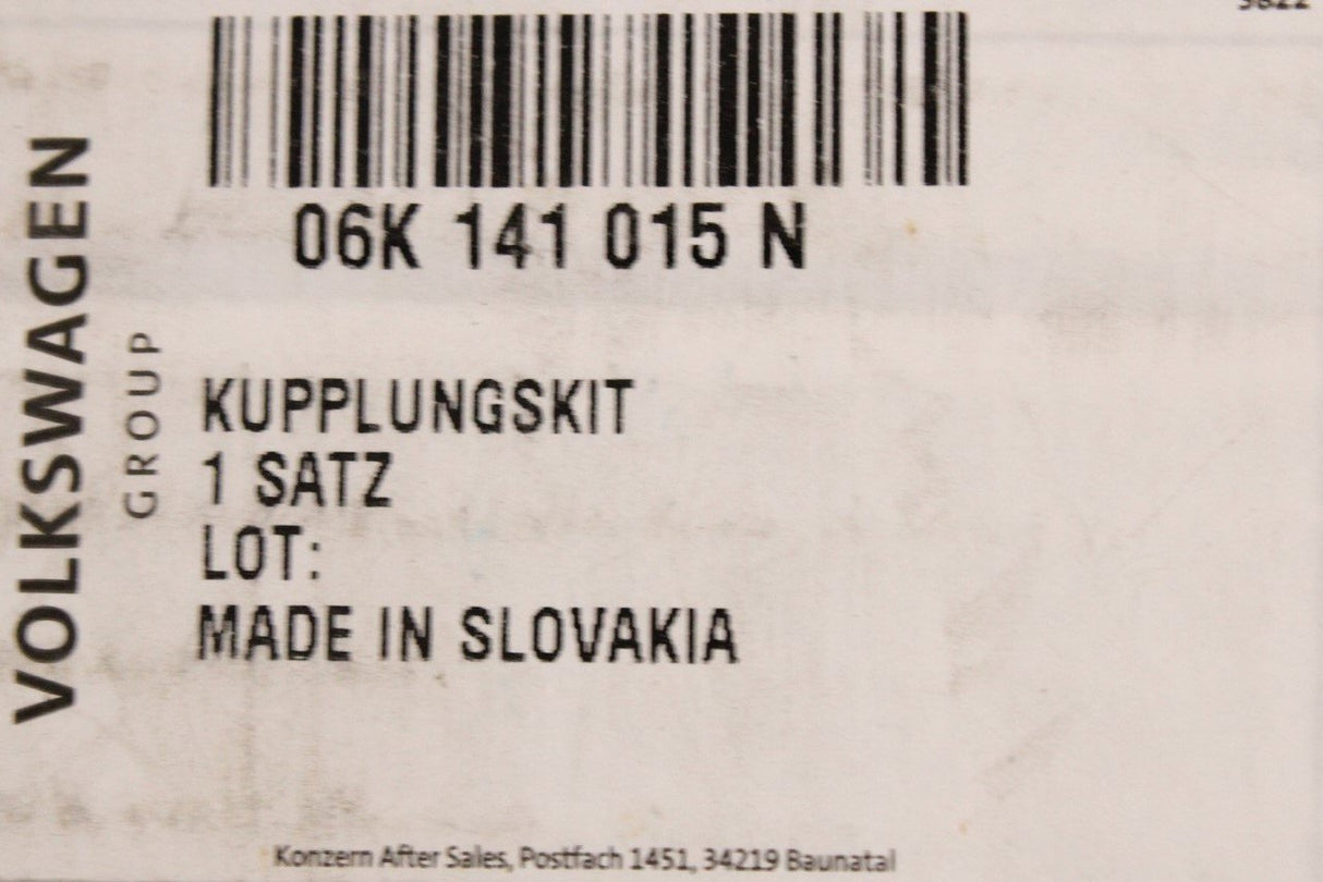 VW Golf MK7.5 GTI Polo AW Audi TT Skoda clutch kit (2.0 TFSI) 06K141015N