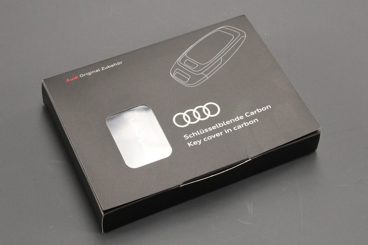 Audi A3 e-tron 2024-on key cover (carbon) 4M8071208B 3Q0, view 1