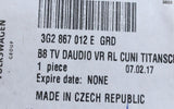 VW Passat B8 2015-21 right front door card trim panel RHD 3G2867012E GRD