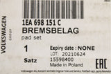 VW ID.4 ID.5 Audi Q4 e-tron Skoda Enyaq brake pads (front) 1EA698151C