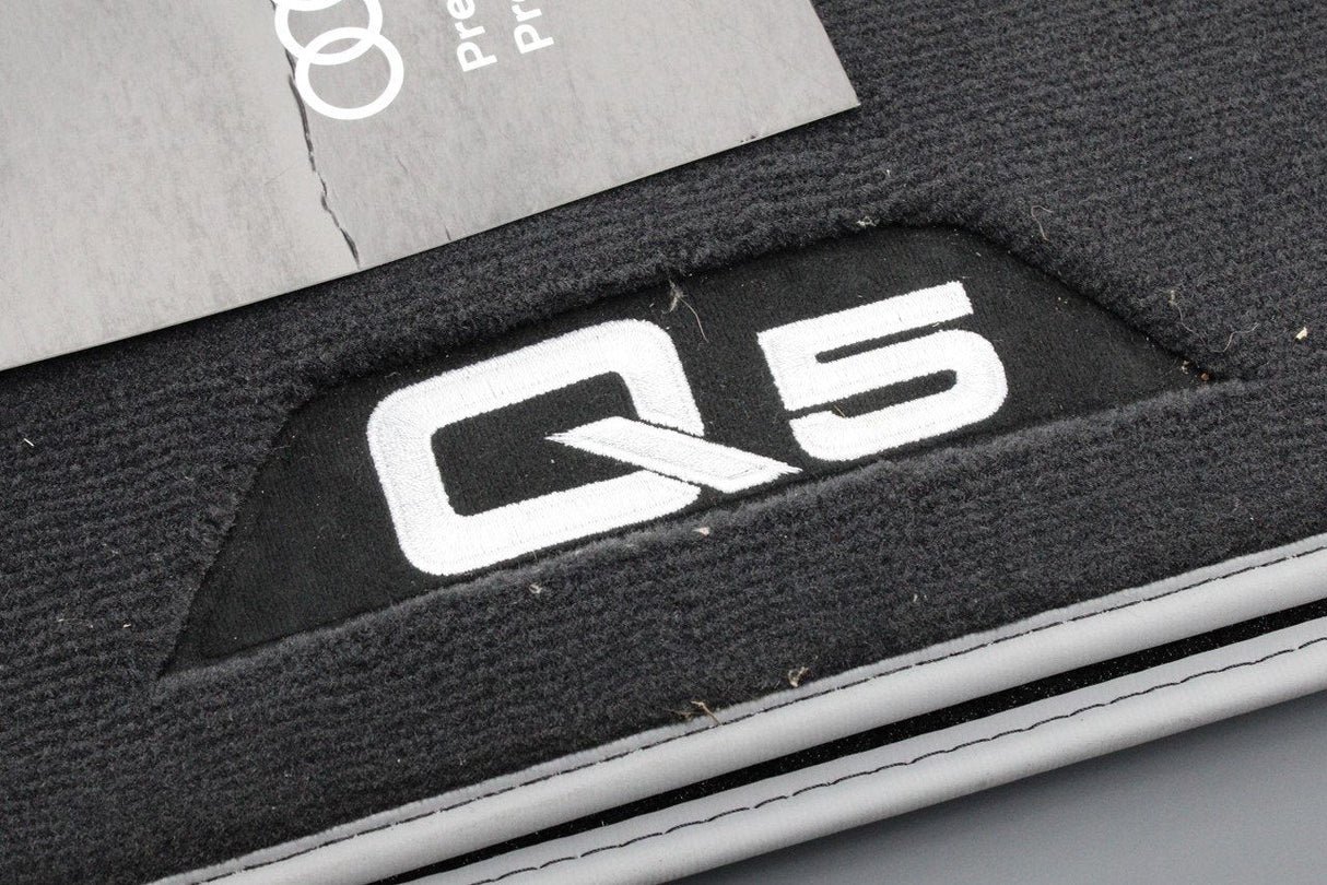 Audi Q5 2008-2017 front premium carpet floor mats (RHD) 8R2061275 MNO