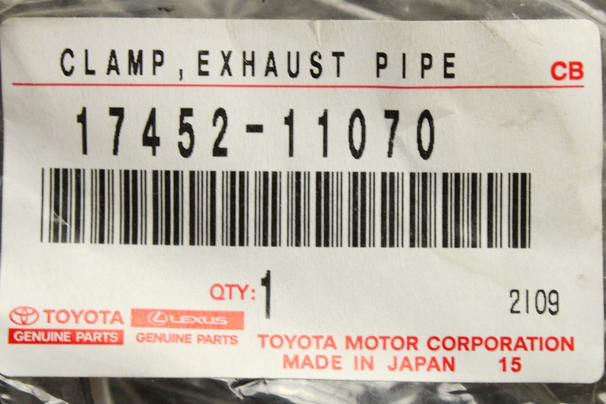 Toyota Hilux 15-on Land Cruiser 09-on exhaust clamp 17452-11070