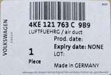 Audi e-Tron 2019-on front bumper air guide duct (left) 4KE121763 9B9