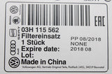 VW Passat R36 CC Touareg Skoda Superb oil filter (3.6 VR6) 03H115562