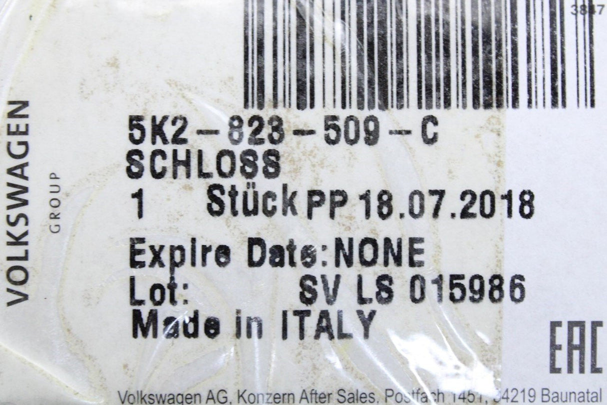 VW Golf MK6 2009-13 bonnet lid lock catch (RHD) 5K2823509C