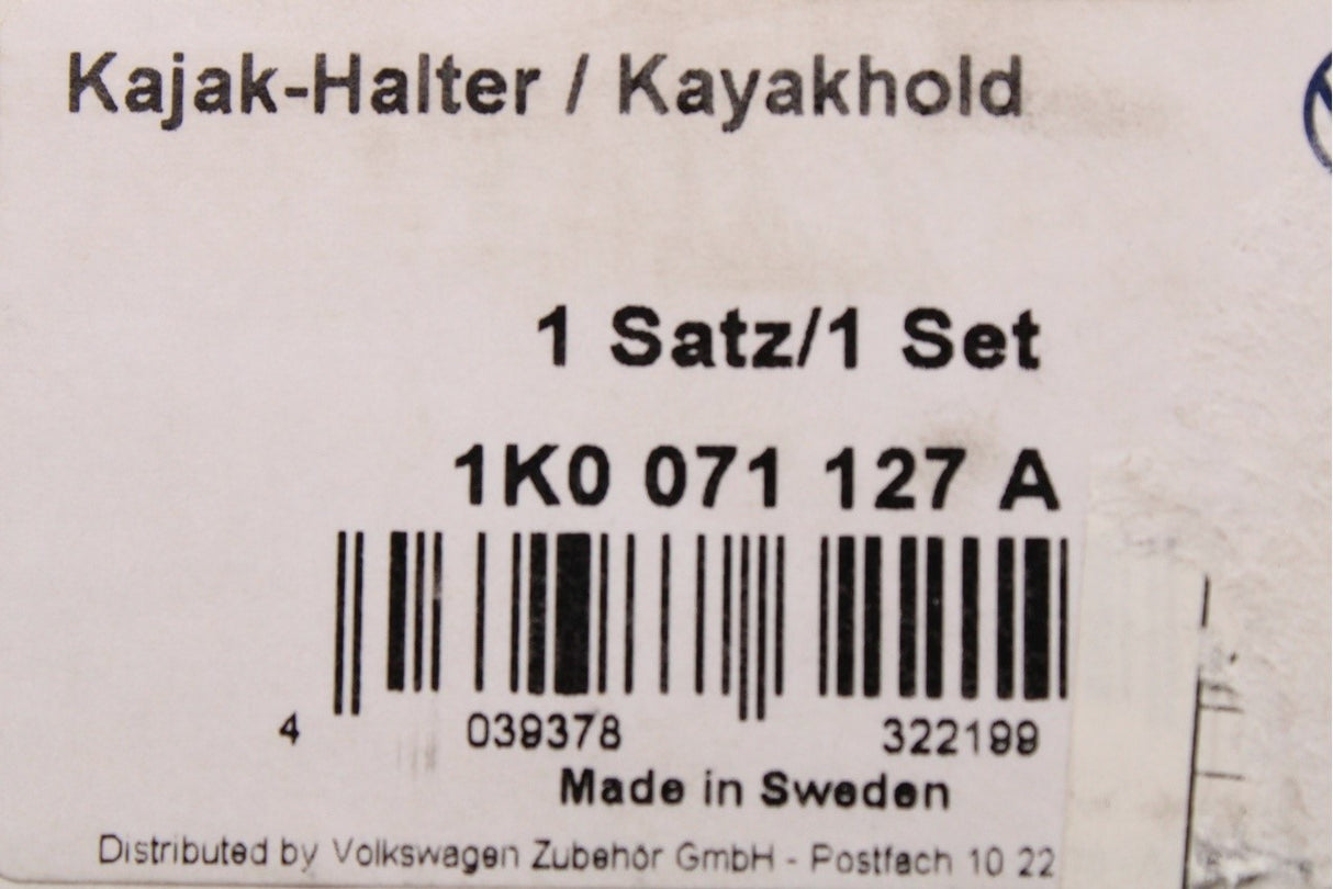VW universal roof bar Kayak holder for 1 kayak 1K0071127A