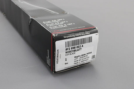 Audi A5 S5 RS5 Cabriolet 2010-16 front wiper blades set RHD 8F2998002A