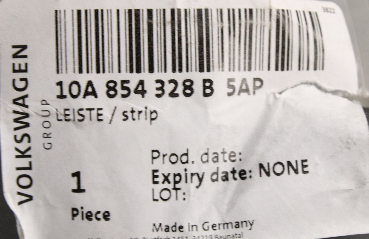VW ID.3 20-on windscreen water deflector strip (right) 10A854328B 5AP