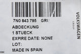 VW Sharan SEAT Alhambra 7N sliding door rail cover (left) 7N0843795 GRU