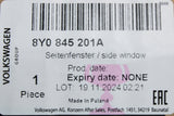 Audi A3 S3 8Y 2020-on front door side window (left) 8Y0845201A