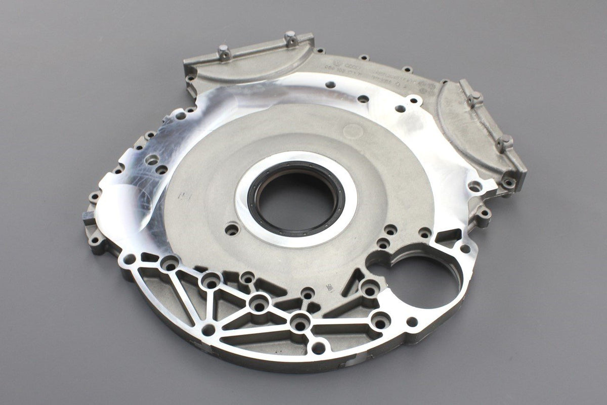 VW Touareg Audi Q7 3.0 V6 TDI rear crank cover/sealing flange 059103171K, view 1