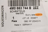 Audi Q7 e-Tron 2016-on rear inscription badge (45 e-tron) 4M0853744B 2ZZ
