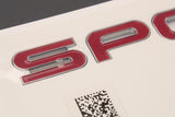 Range Rover Sport 2014-2022 'SPORT HSE SDV8' badge emblem LR096099