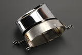 Audi Q7 07-15 6.0 V12 TDI exhaust tail pipe chrome trim left 4L0253683A