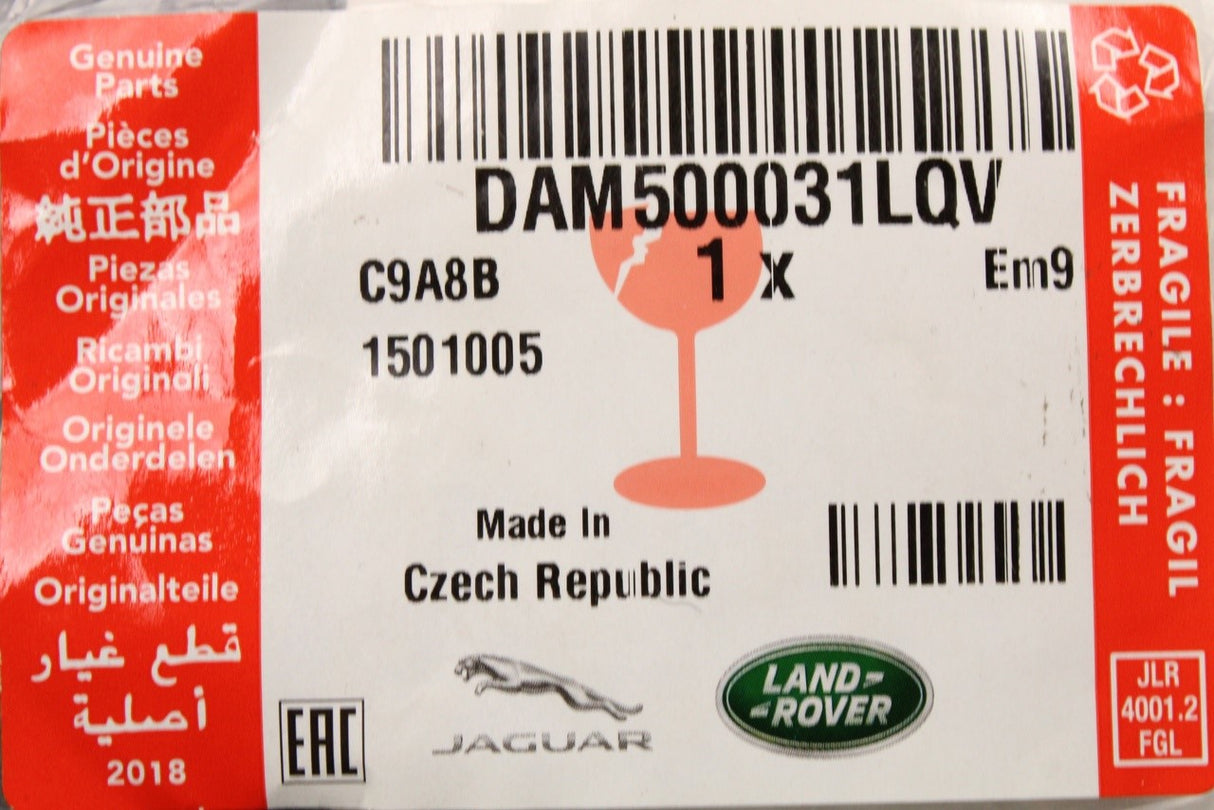 Range Rover 2002-09 'VOGUE' badge emblem (brunel metallic) DAM500031LQV