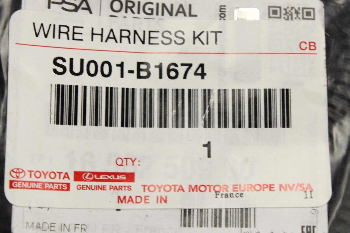 Toyota wiring harness kit SU001-B1674