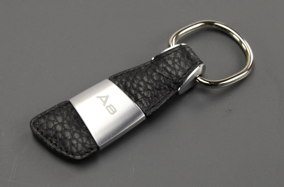 Audi A8 leather keyring 3181400208, view 1