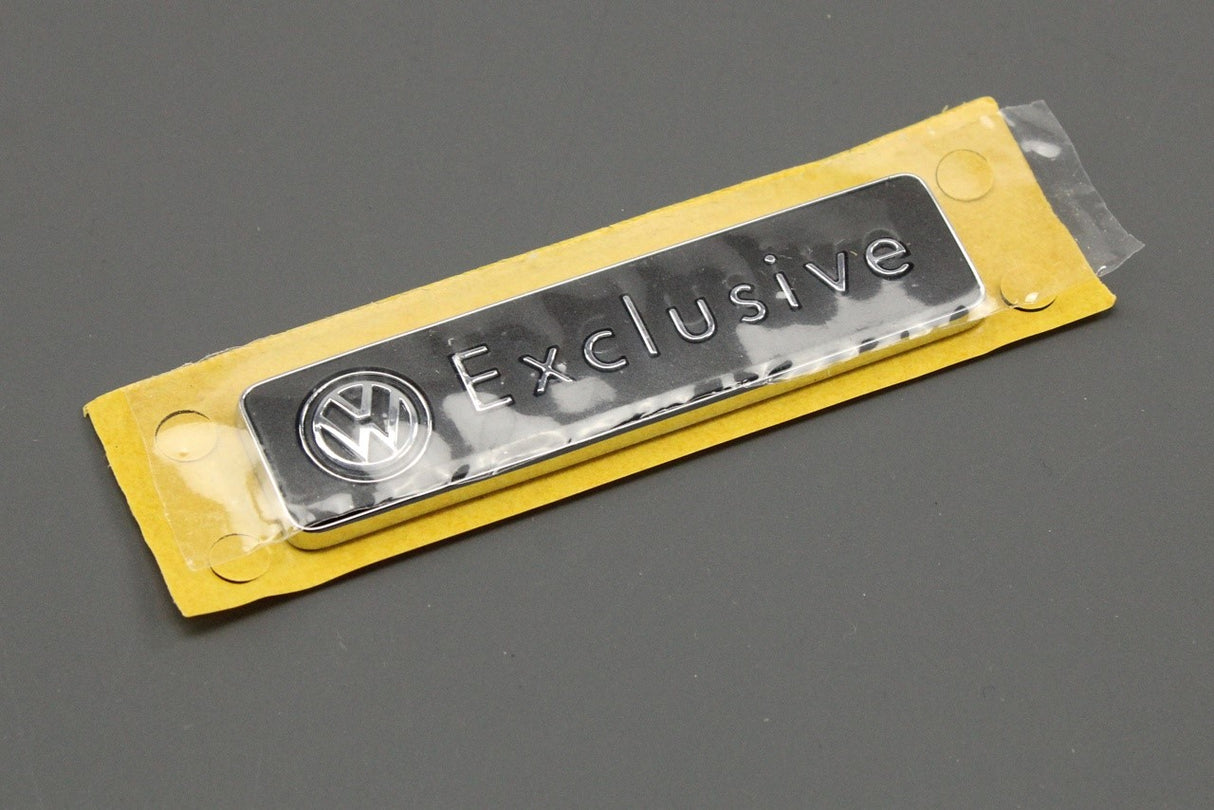 VW Exclusive emblem badge 1K0853688F 739