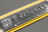 VW Exclusive emblem badge 1K0853688F 739