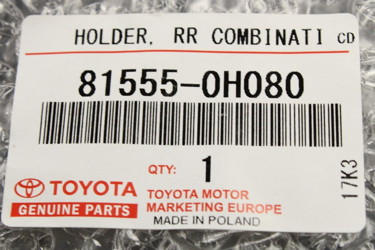 Toyota Aygo 2005-14 rear tail light bulb holder (right) 81555-0H080