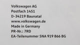 VW Volkswagen AS Navigation data SD card Europe V13 5NA919866BG