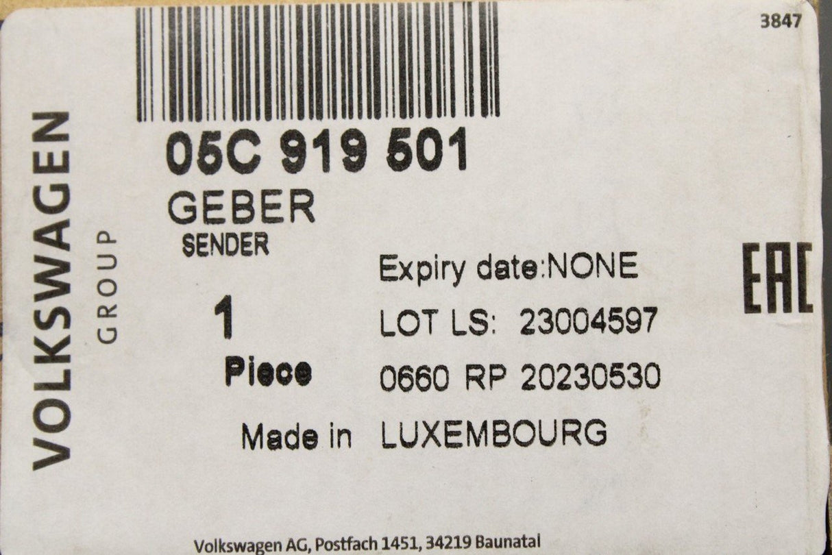 VW Audi Skoda SEAT coolant temperature sensor 05C919501