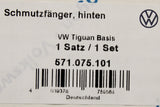VW Tiguan 2024-on accessory mud flaps (rear) 571075101