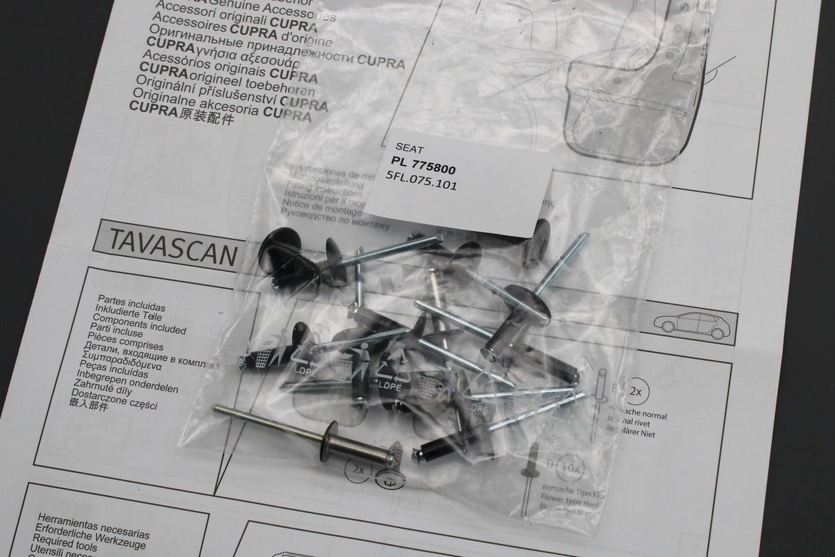 Cupra Tavascan 2024-on accessory mud flaps (rear) 5FL075101