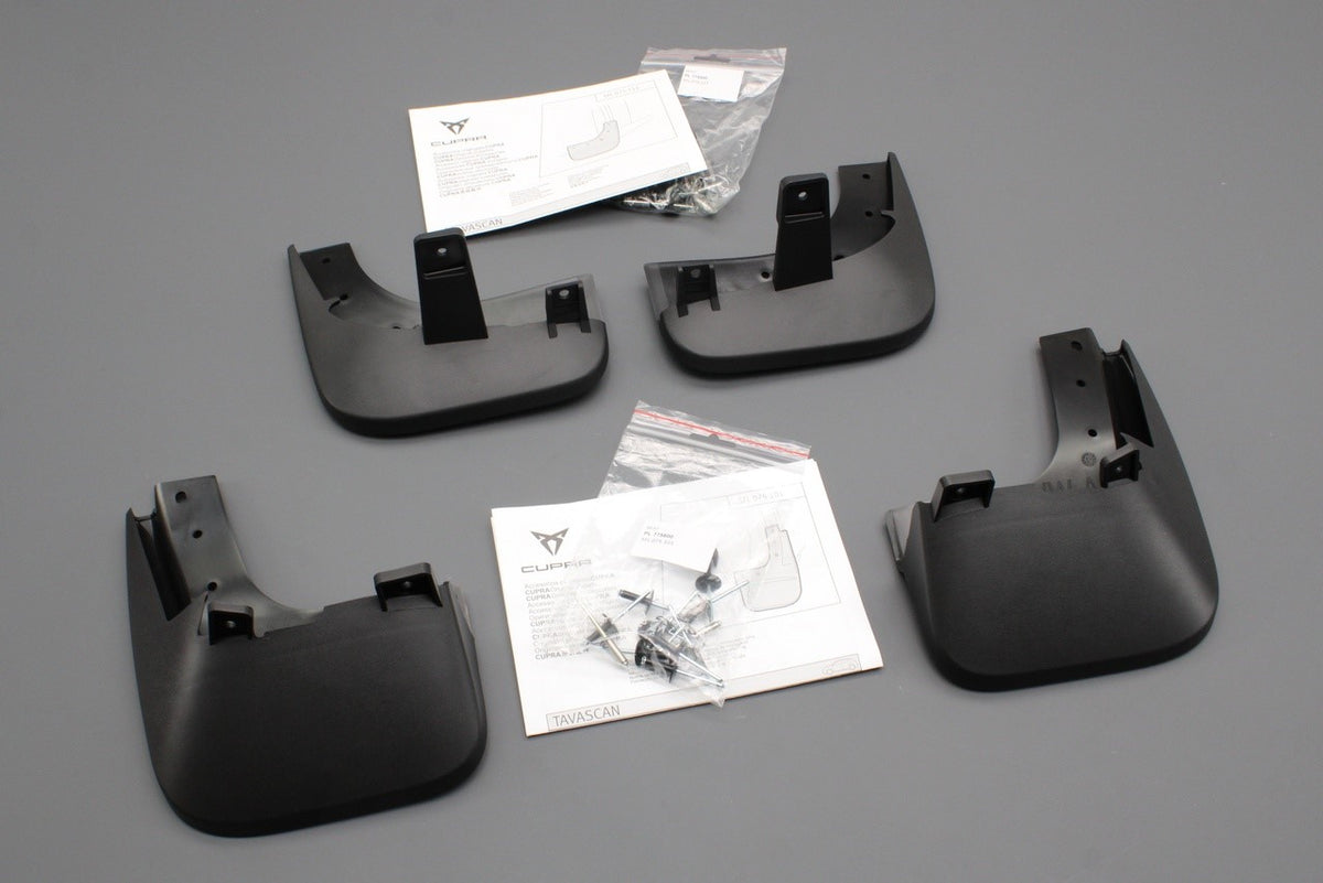 Cupra Tavascan 24-on accessory mud flap set (front & rear) 5FL075101 / 5FL075111, view 1