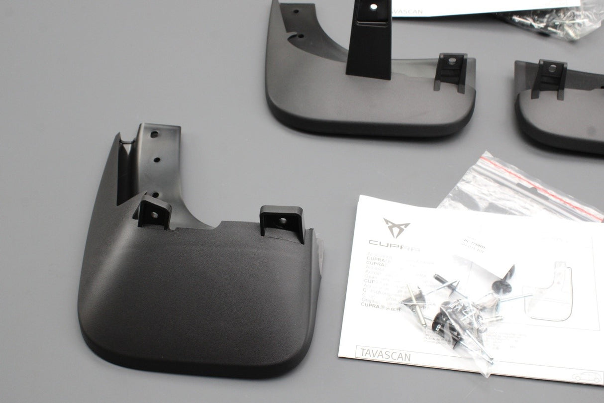 Cupra Tavascan 24-on accessory mud flap set (front & rear) 5FL075101 / 5FL075111