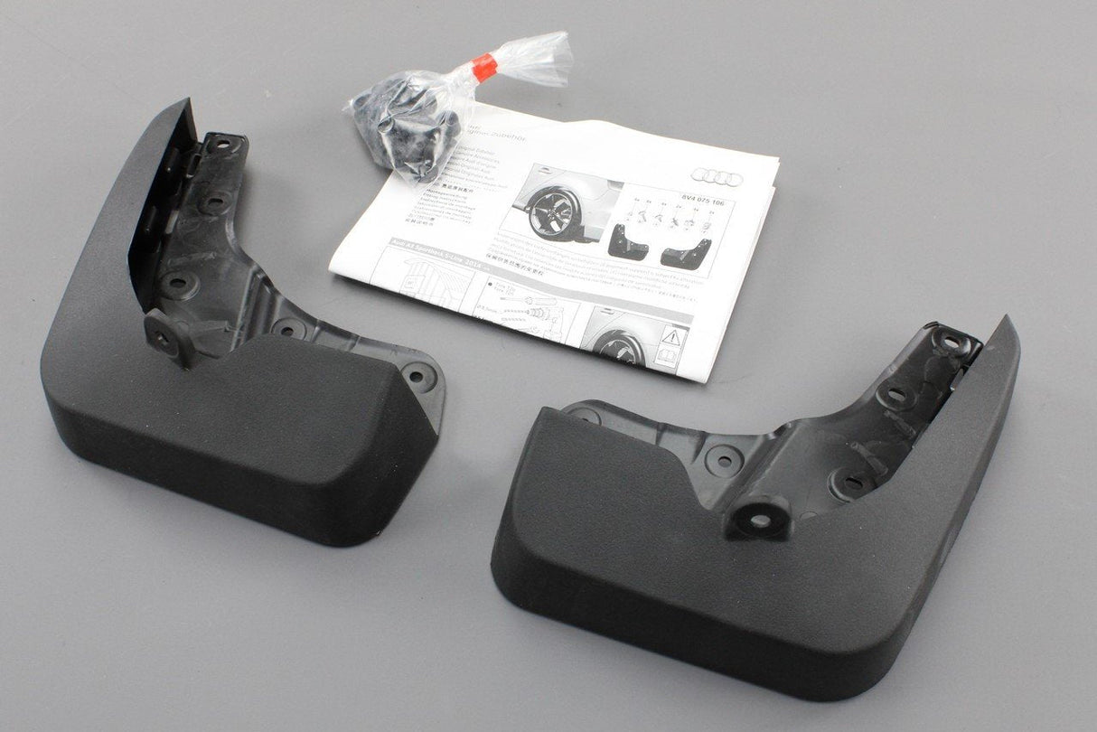 Audi A3 Sportback S-Line 2013-2016 accessory mud flaps (rear) 8V4075106