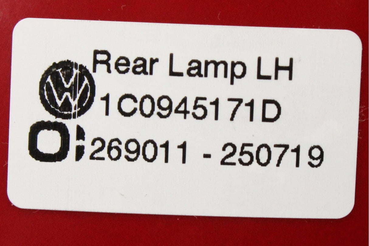 VW Beetle 91-05 Beetle Cabriolet 03-05 rear tail light (left) 1C0945171D