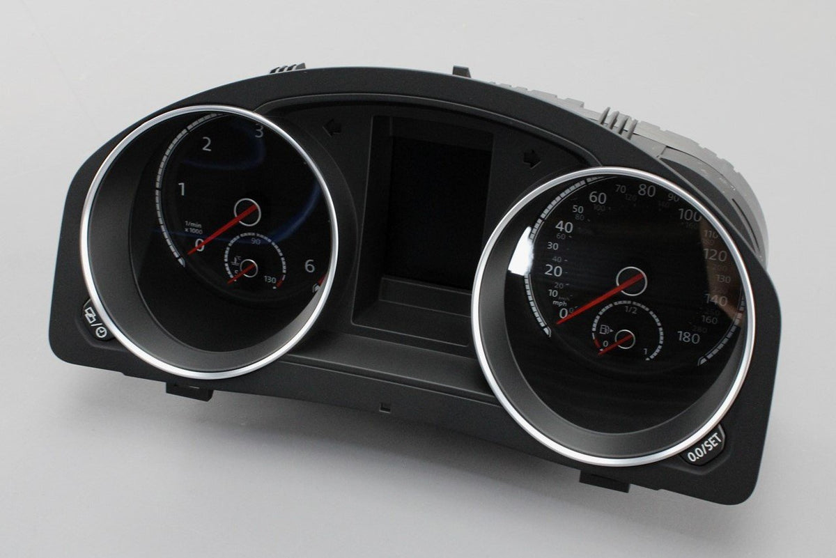 VW Scirocco 2015-18 dashboard instrument cluster (180mph) TDI 1K8920985G, view 1