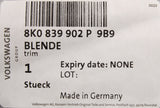 Audi A4 S4 RS4 Avant 2008-2016 b-pillar trim (rear right) 8K0839902P 9B9