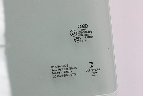 Audi Q2 2017-on door window drop glass (left, rear) 81A845205