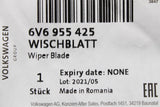 Skoda Fabia 2015-21 rear screen wiper blade (hatchback) 6V6955425