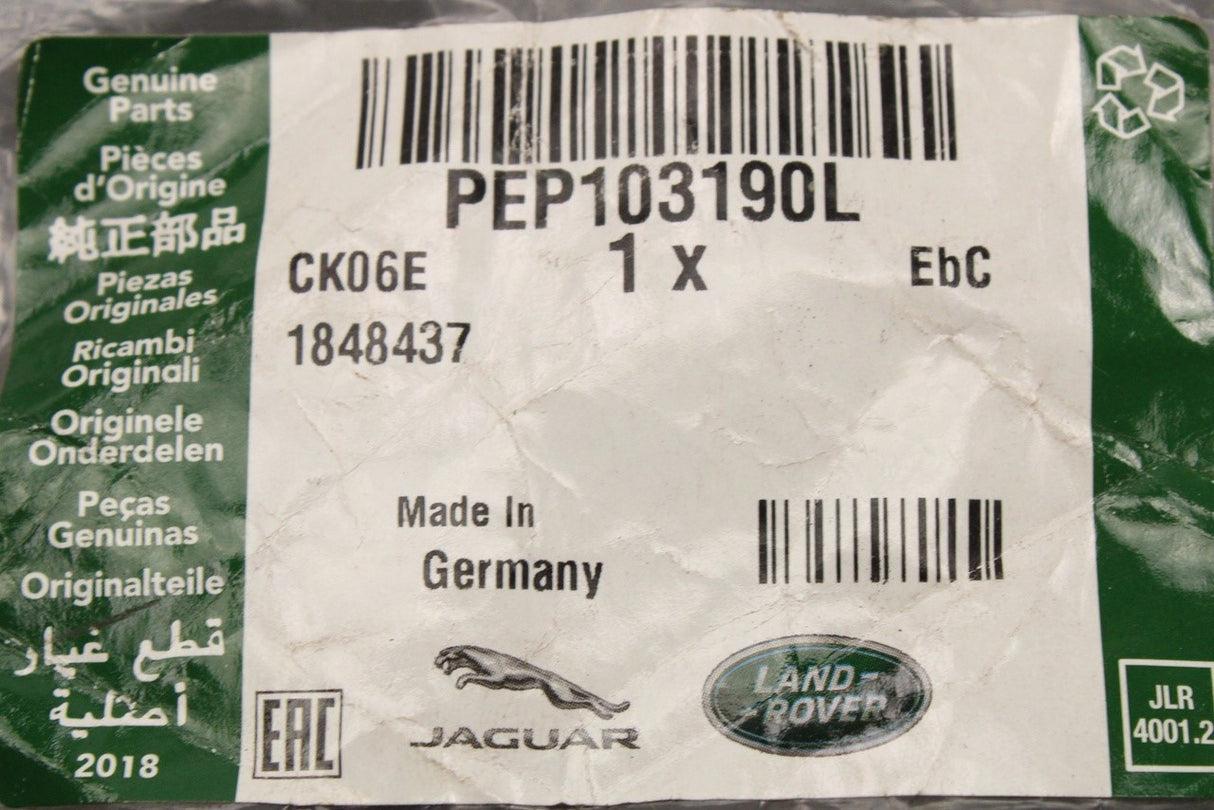 Land Rover Freelander 1996-2006 TD4 2.0L M57 coolant pipe PEP103190L