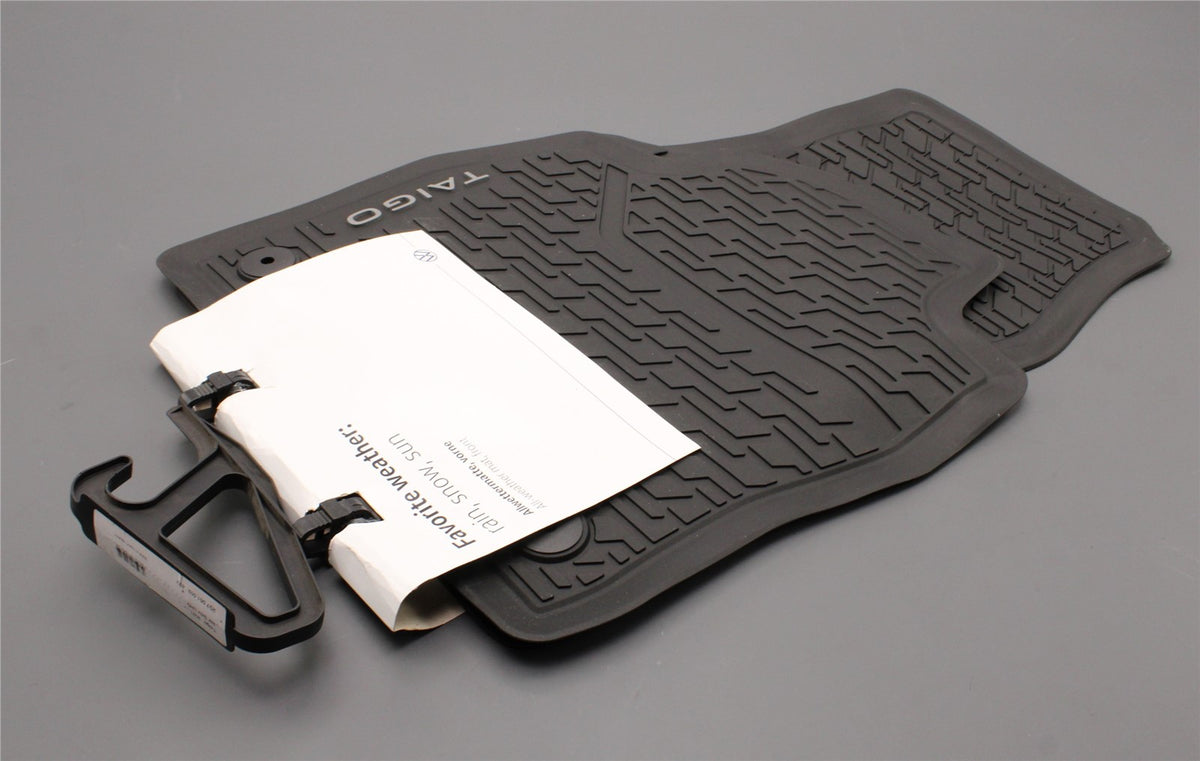 VW Taigo 2022-on LHD all weather floor mats (front) 2G7061502 82V, view 1