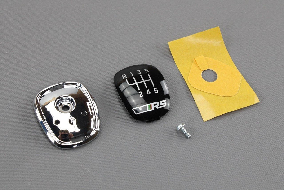 Skoda Octavia VRS 2013-20 gear knob badge repair kit (manual) 5E0798117B, view 1