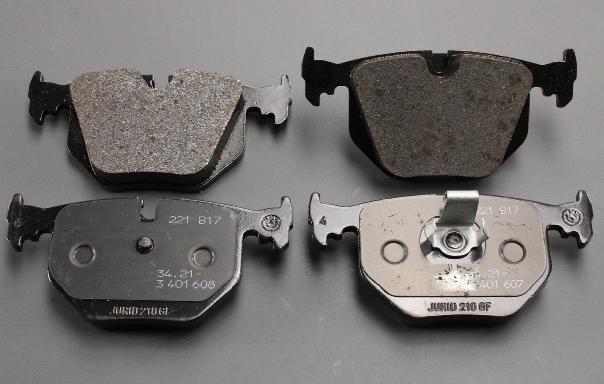 BMW X3 E83 2003-2009 brake pads with wear sensor (rear) 34212357231, view 1