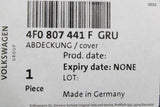 Audi A6 2009-11 front towing eye cover 4F0807441F GRU