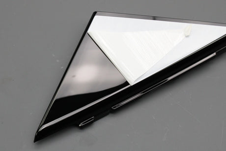 Audi A1 11-18 gloss black door mirror corner trim (left) 8X4837637E 5FQ